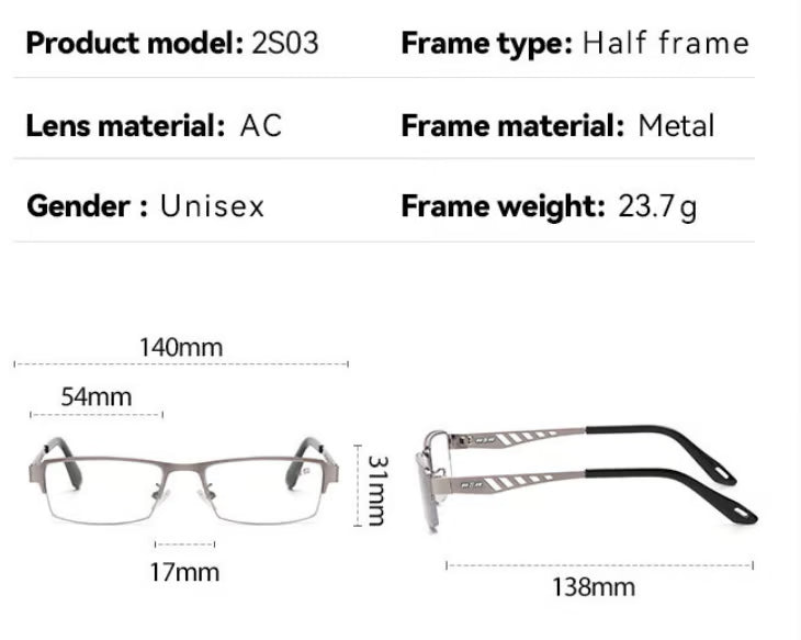 💥Ultra-Light Multi-Focal Photochromic Reading Glasses
