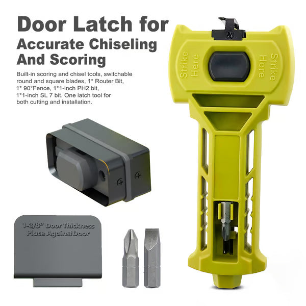 🔥 HOT SALE 🔥🔧 DIY Door Upgrade 50% OFF – Door Latch Installation Kit for Precise Lock Setup