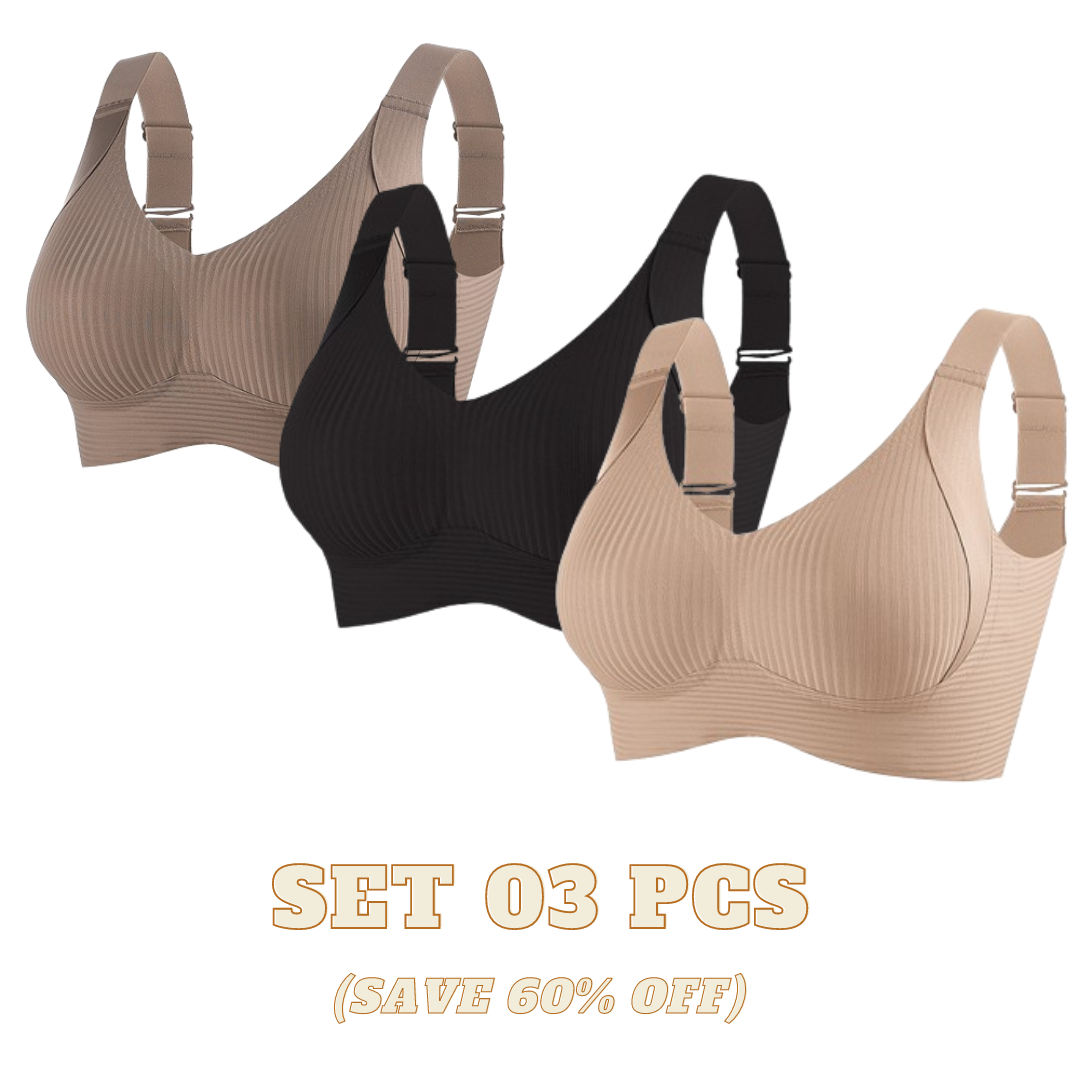 Shaper Bra - Subtle Striped Seamless Bra