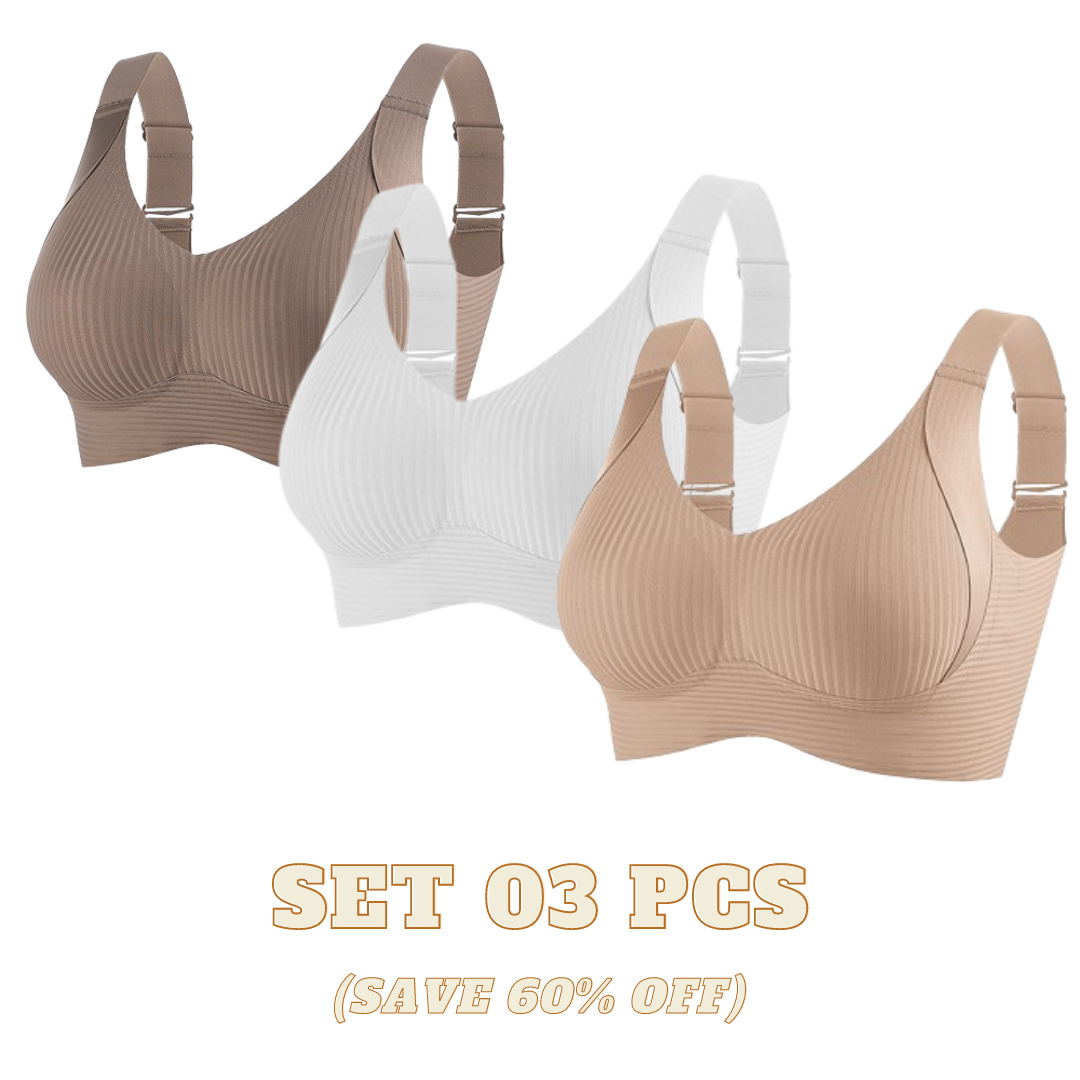 Shaper Bra - Subtle Striped Seamless Bra