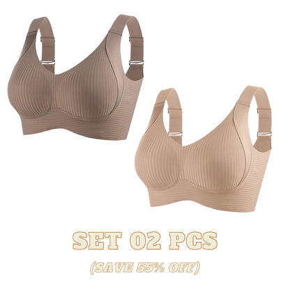 Shaper Bra - Subtle Striped Seamless Bra