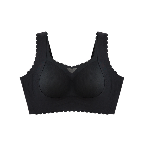 Smoothy Bra - Scalloped Design Natural Uplift Bra