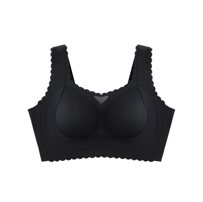 Smoothy Bra - Scalloped Design Natural Uplift Bra