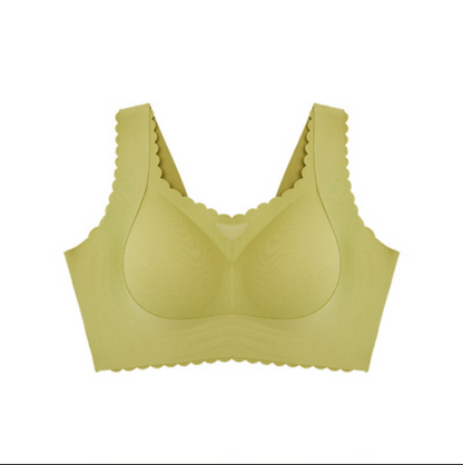 Smoothy Bra - Scalloped Design Natural Uplift Bra