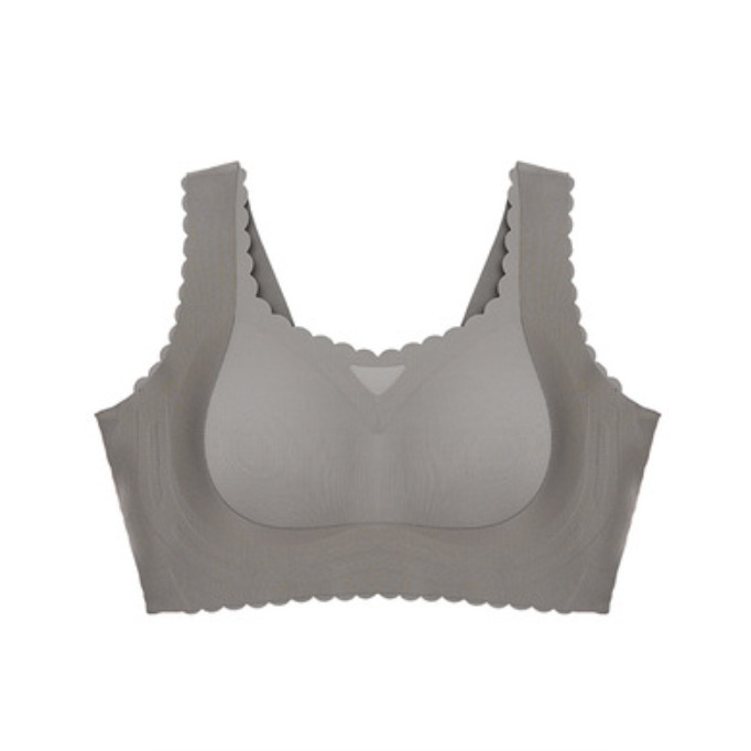 Smoothy Bra - Scalloped Design Natural Uplift Bra
