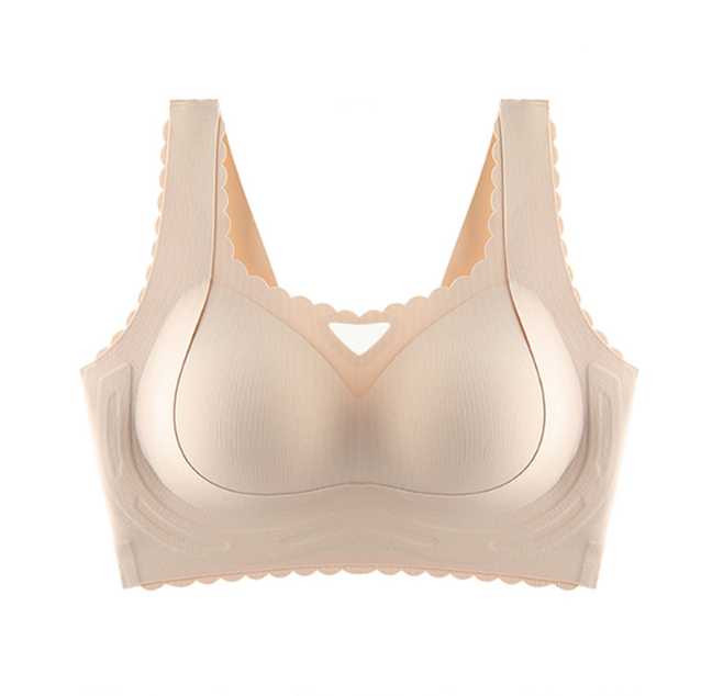 Smoothy Bra - Scalloped Design Natural Uplift Bra