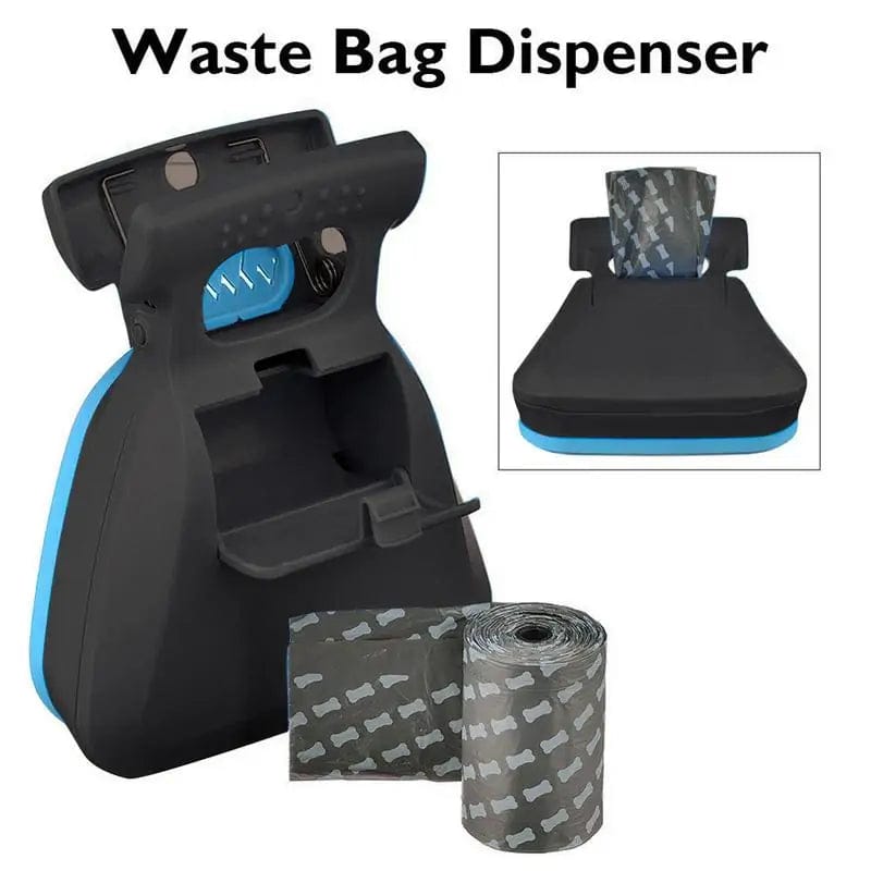 Pet Poop Scooper with Waste Bag Dispenser