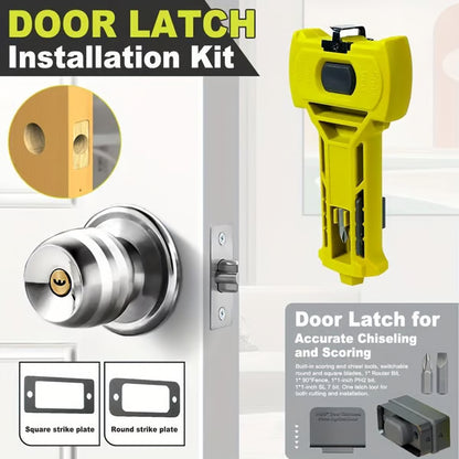 🔥 HOT SALE 🔥🔧 DIY Door Upgrade 50% OFF – Door Latch Installation Kit for Precise Lock Setup