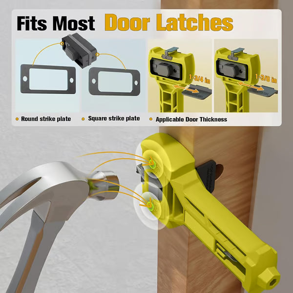 🔥 HOT SALE 🔥🔧 DIY Door Upgrade 50% OFF – Door Latch Installation Kit for Precise Lock Setup