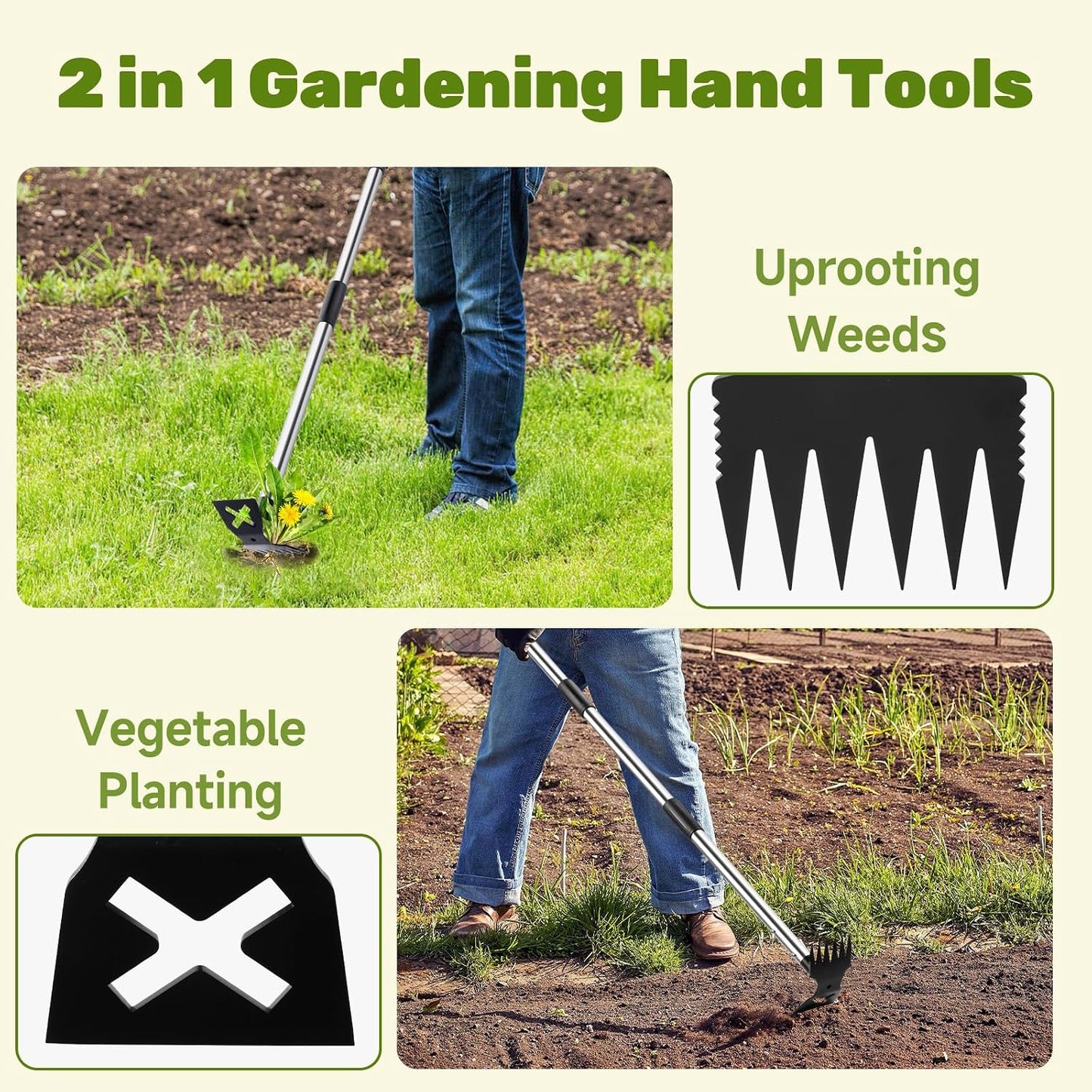 🤍Adjustable Long Handle Weed Puller