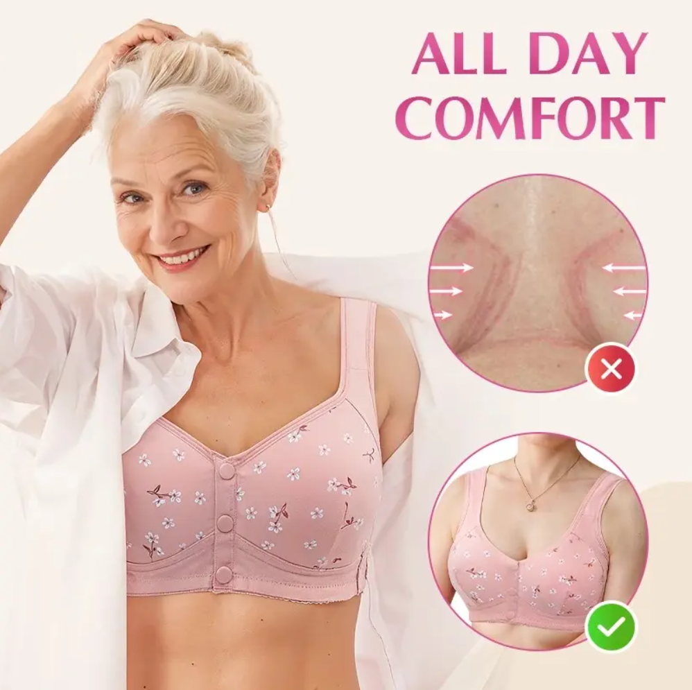 Comfy Bra - Comfortable & Convenient Front Button Bra
