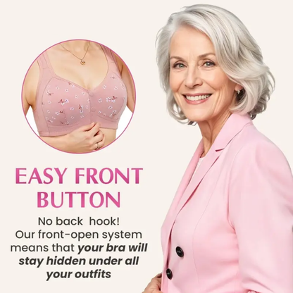 Comfy Bra - Comfortable & Convenient Front Button Bra