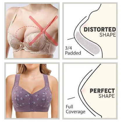 Comfy Bra - Comfortable & Convenient Front Button Bra