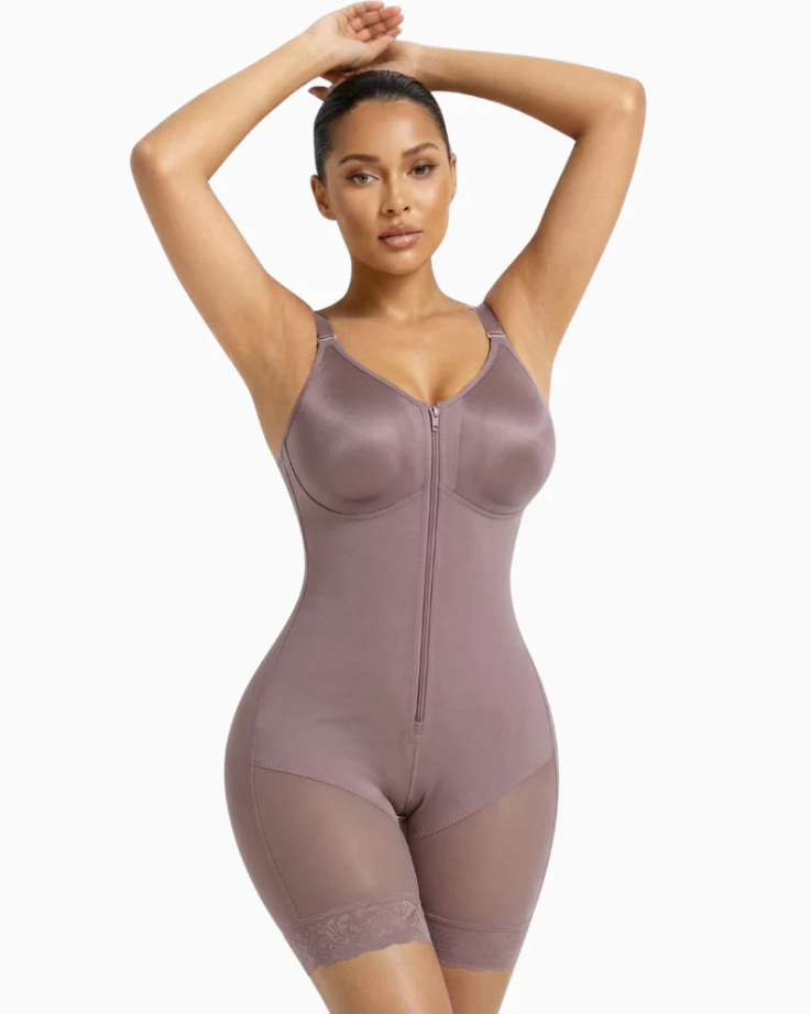 Tummy Control Butt Lifter Shaper with Zipper Crotch Fajas Colombianas