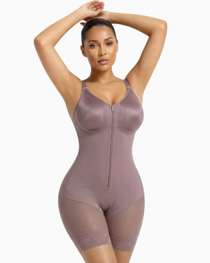 Tummy Control Butt Lifter Shaper with Zipper Crotch Fajas Colombianas