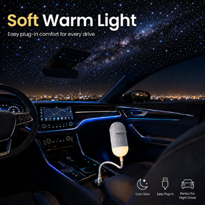 Stellunor™ 2-in-1 USB Star Projector & Warm Night Light